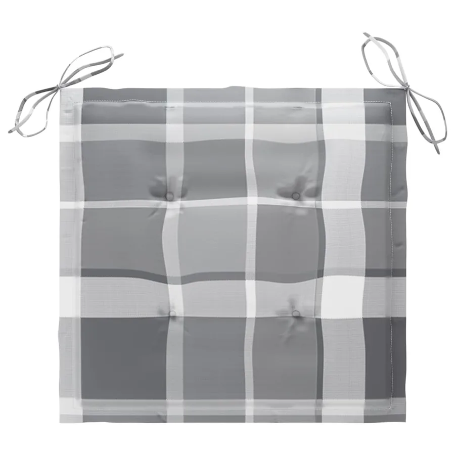 Ensemble à manger d'extérieur pliable avec coussin 3 pcs Teck - 8