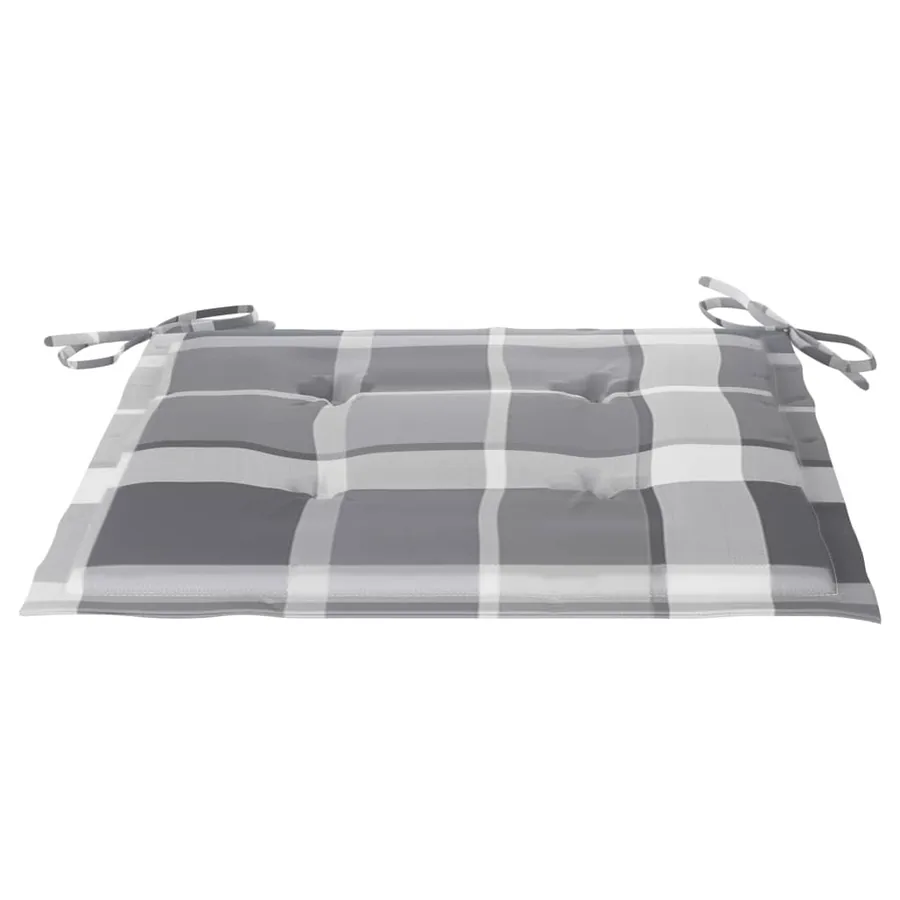 Ensemble à manger d'extérieur pliable avec coussin 3 pcs Teck - 9