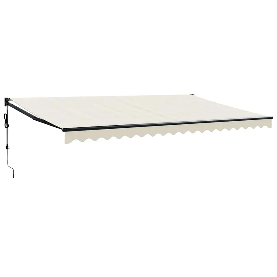Auvent rétractable automatique crème 5x3 m - 2