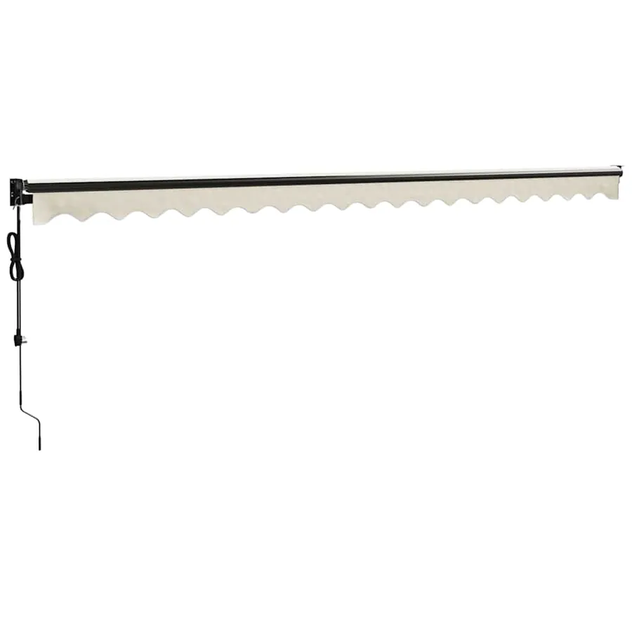 Auvent rétractable automatique crème 5x3 m - 4