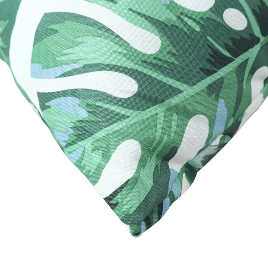 Coussins de canapé 4 pcs motif de feuilles 60x60 cm tissu - 6