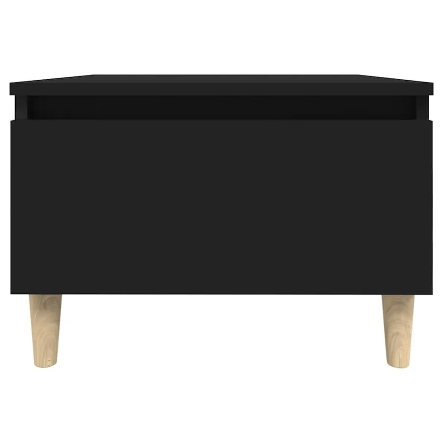 Table d'appoint Noir 50x46x35 cm Bois d'ingénierie - 6