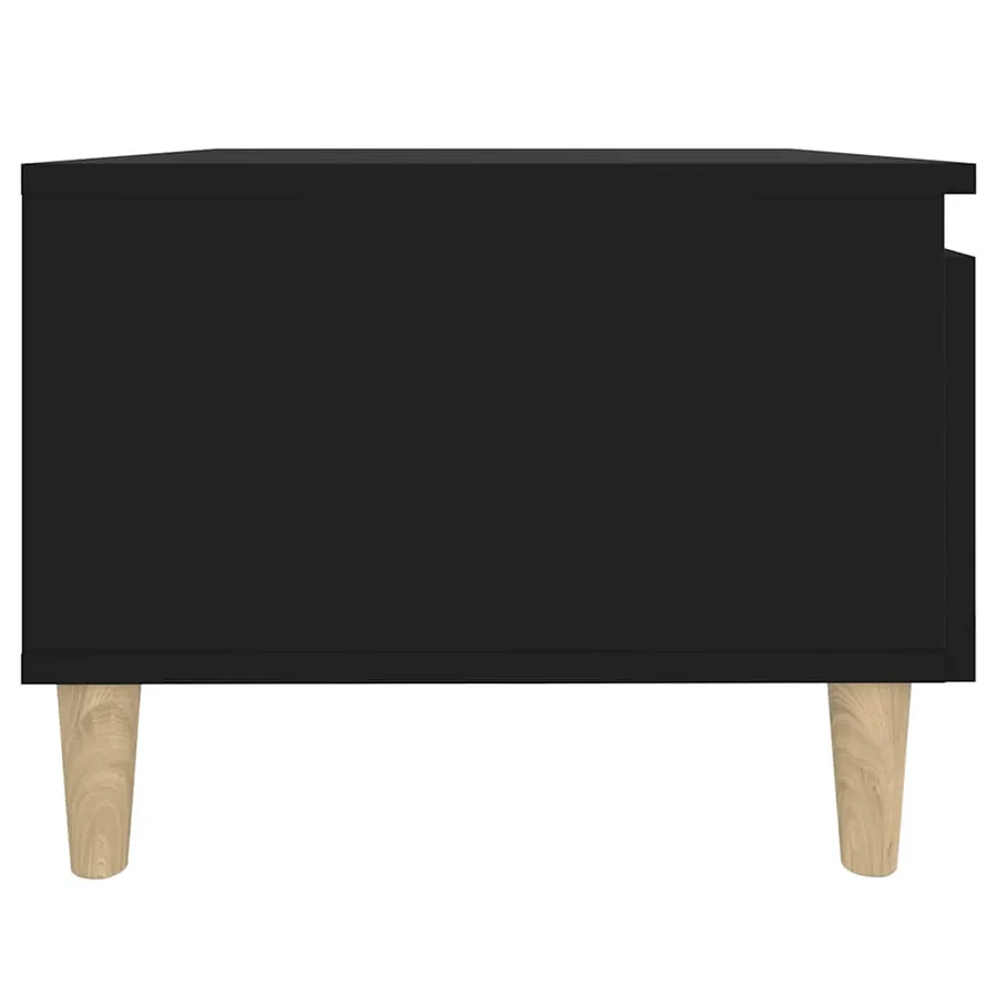 Table d'appoint Noir 50x46x35 cm Bois d'ingénierie - 8