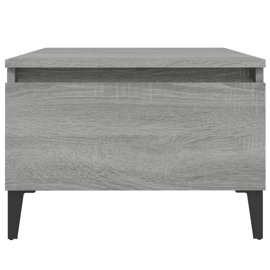 Table d'appoint Sonoma gris 50x46x35 cm Bois d'ingénierie - 6