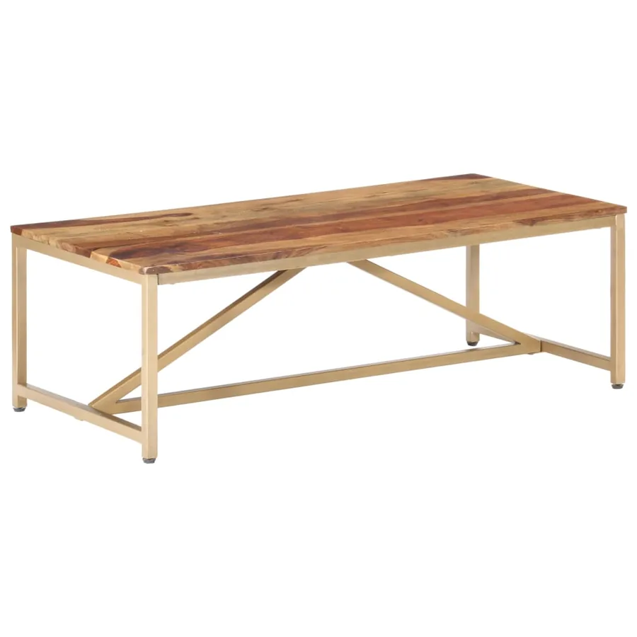 Table basse 120x60x40 cm Bois massif - 10