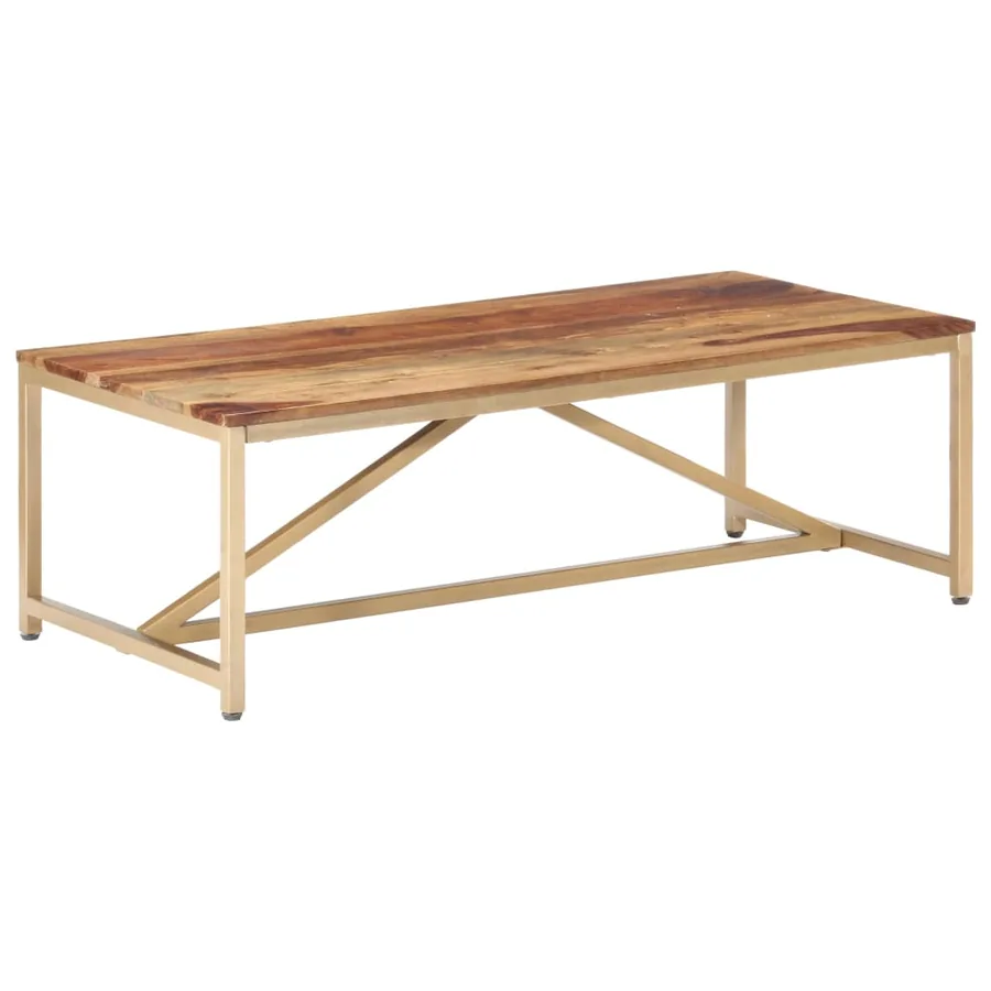 Table basse 120x60x40 cm Bois massif - 11