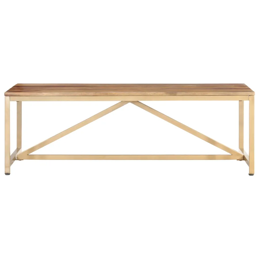 Table basse 120x60x40 cm Bois massif - 2