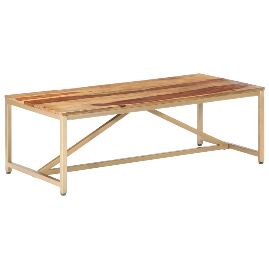 Table basse 120x60x40 cm Bois massif - 8