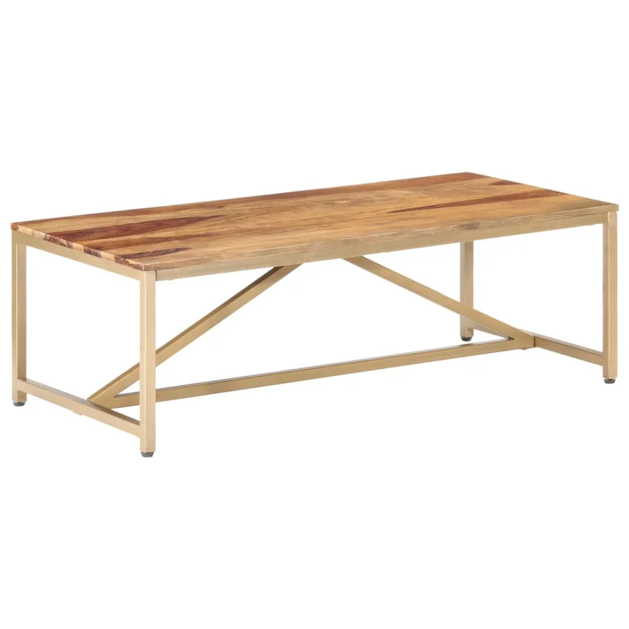 Table basse 120x60x40 cm Bois massif - 9
