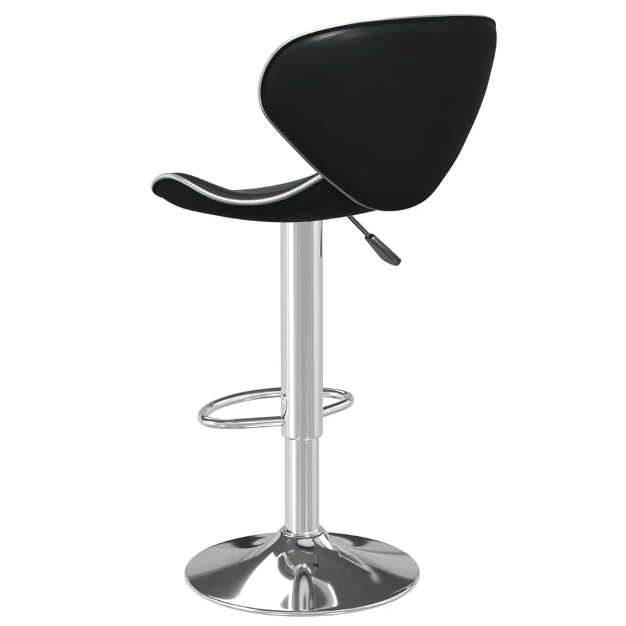 Tabouret de bar Noir Similicuir - 5