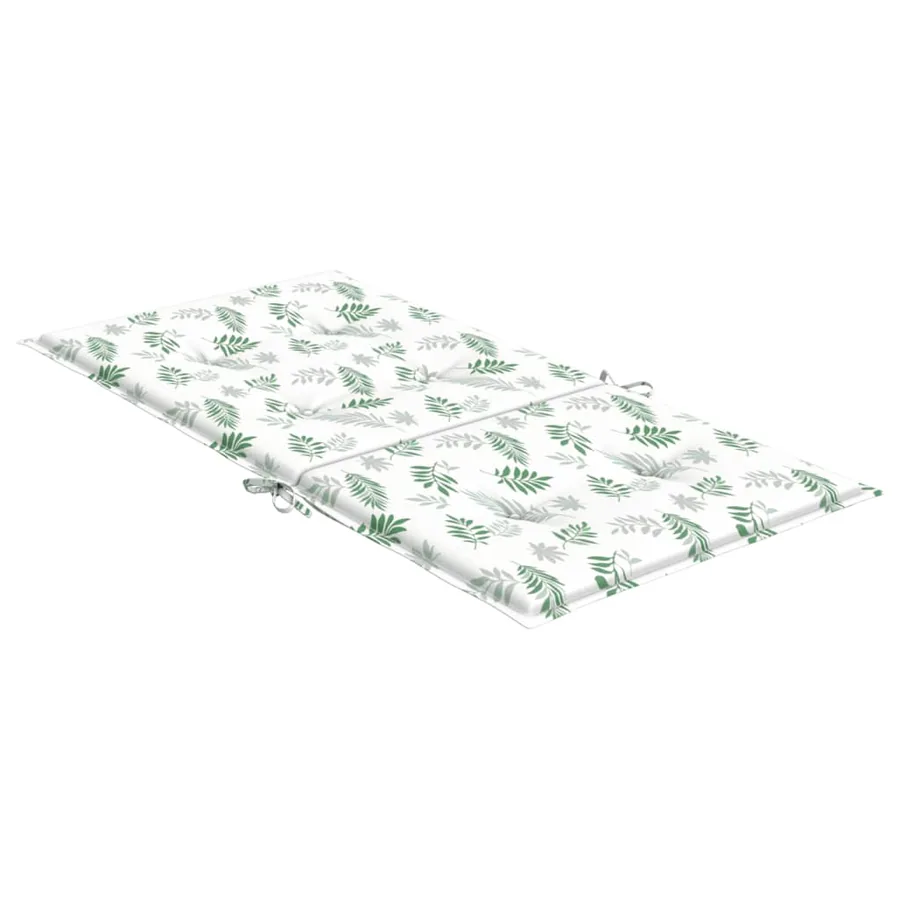 Coussins de chaise à dossier bas lot de 4 modèle de feuille - 6