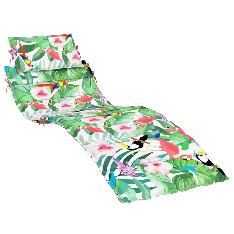 Coussin de chaise longue multicolore tissu oxford - 2