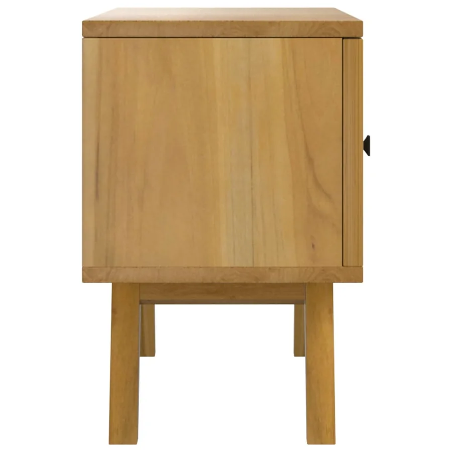 Meuble TV 110x30x35 cm Bois de teck solide - 5