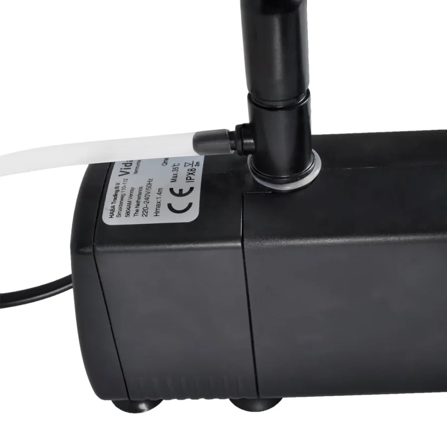 Pompe de filtration d'aquarium avec charbon actif 800 L/h - 4