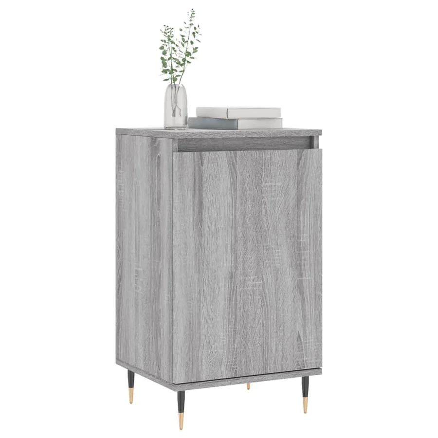 Buffets 2 pcs sonoma gris 40x35x70 cm bois d'ingénierie - 3