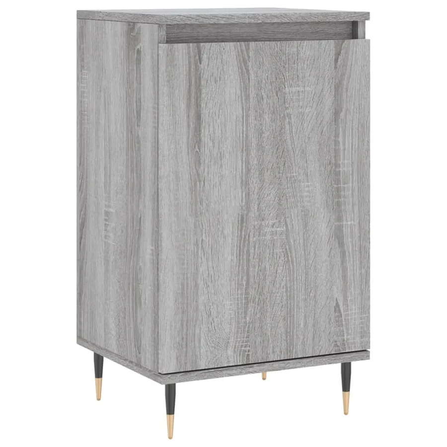 Buffets 2 pcs sonoma gris 40x35x70 cm bois d'ingénierie - 5