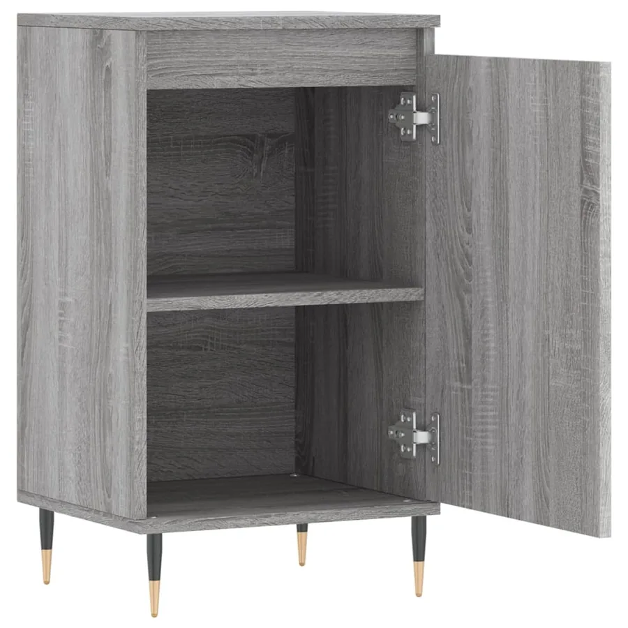 Buffets 2 pcs sonoma gris 40x35x70 cm bois d'ingénierie - 7