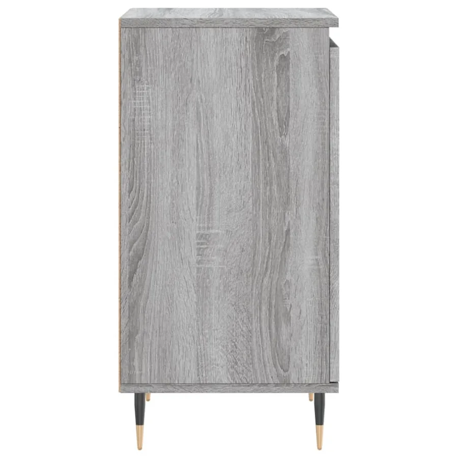 Buffets 2 pcs sonoma gris 40x35x70 cm bois d'ingénierie - 8