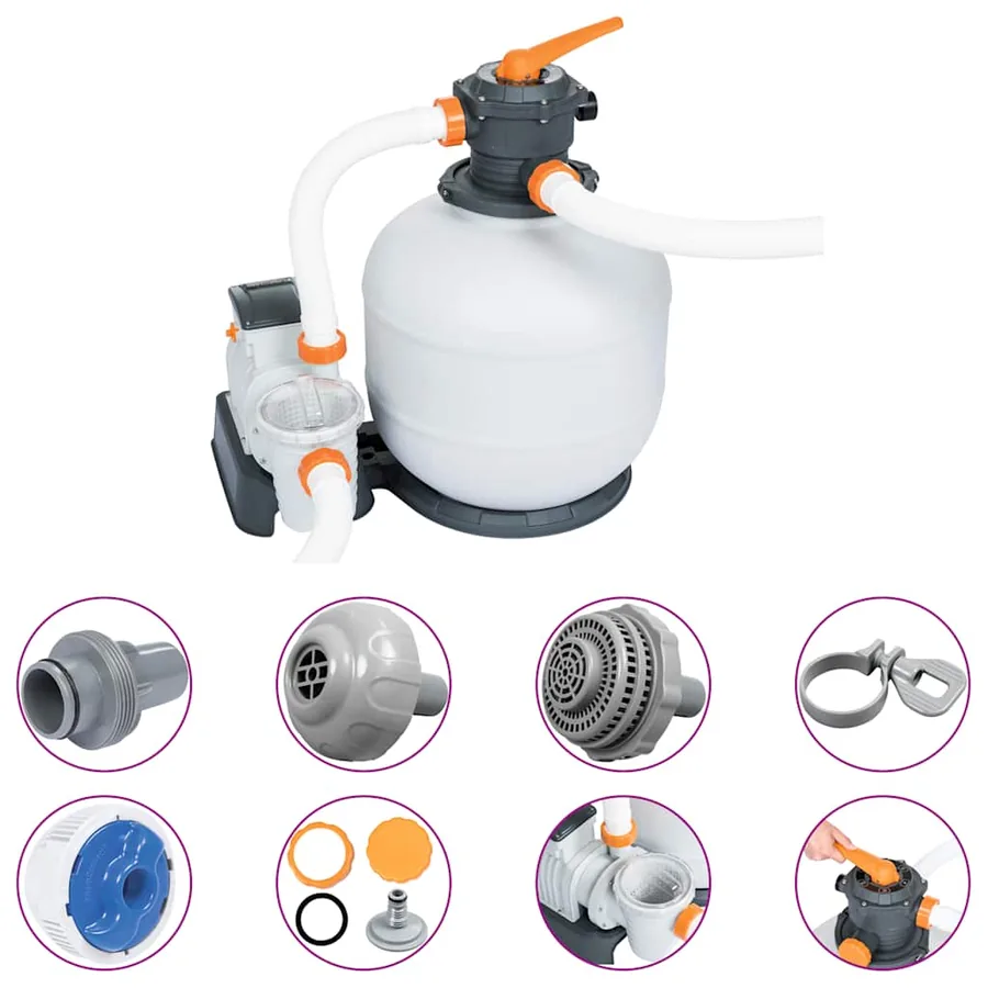 Bestway Pompe de filtration à sable Flowclear 8327 L/h - 2