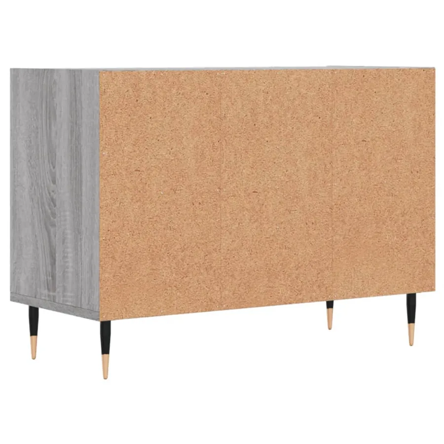 Meuble TV sonoma gris 69,5 x 30 x 50 cm bois d'ingénierie - 6