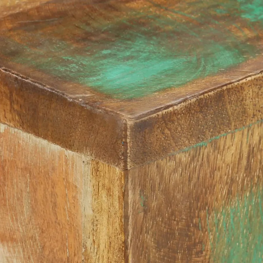 Table console 120x30x75 cm Bois de récupération massif - 6