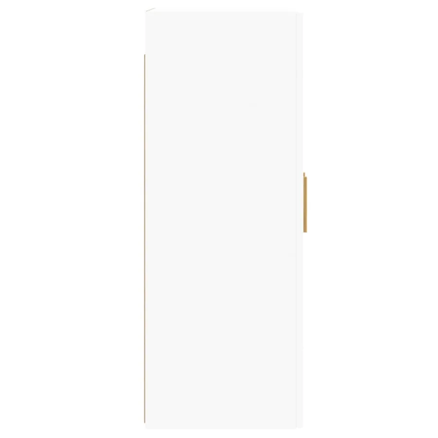 Armoires murales 2 pcs blanc bois d'ingénierie - 8