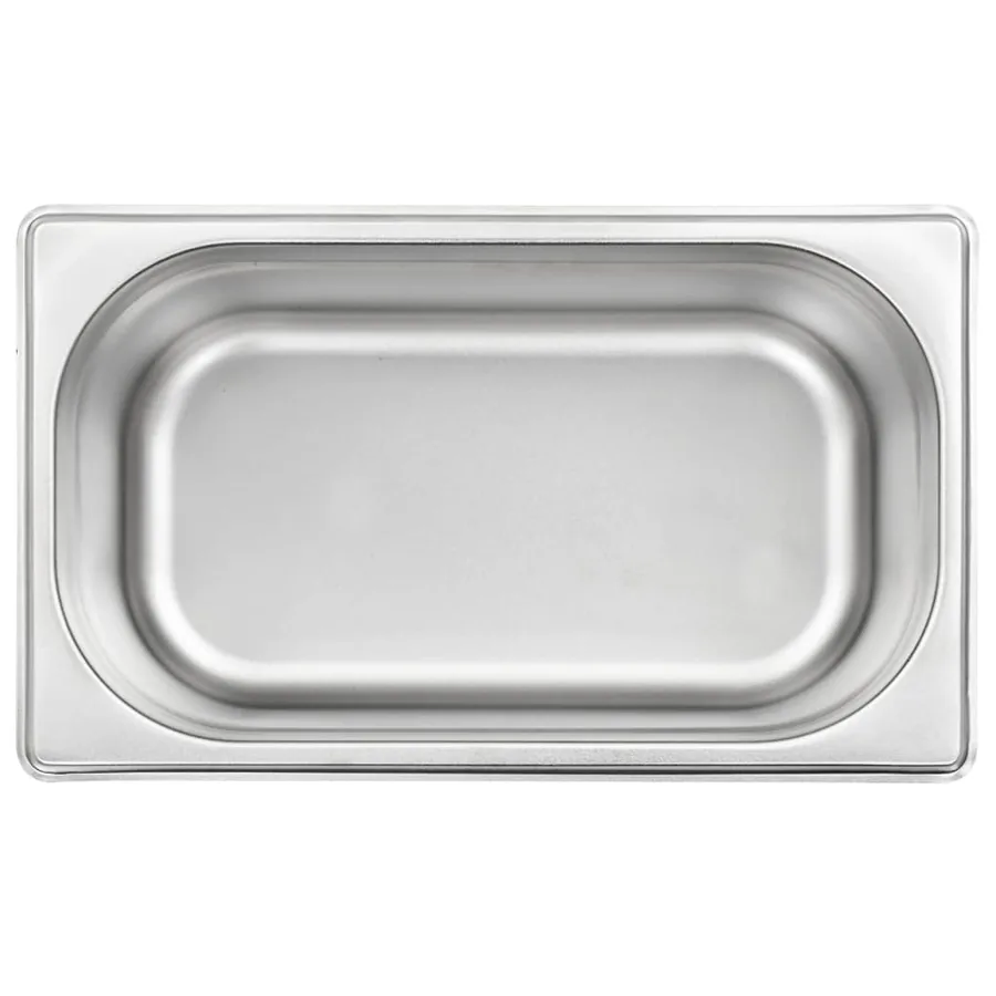Récipients Gastronorm 8 pcs GN 1/4 100 mm Acier inoxydable - 5