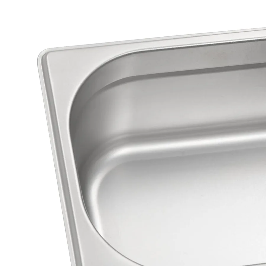 Récipients Gastronorm 8 pcs GN 1/4 100 mm Acier inoxydable - 7