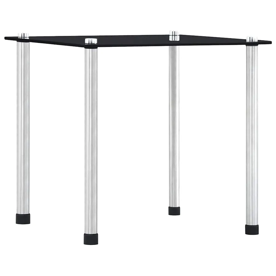 Tables gigognes 3 pcs Noir Verre trempé - 3