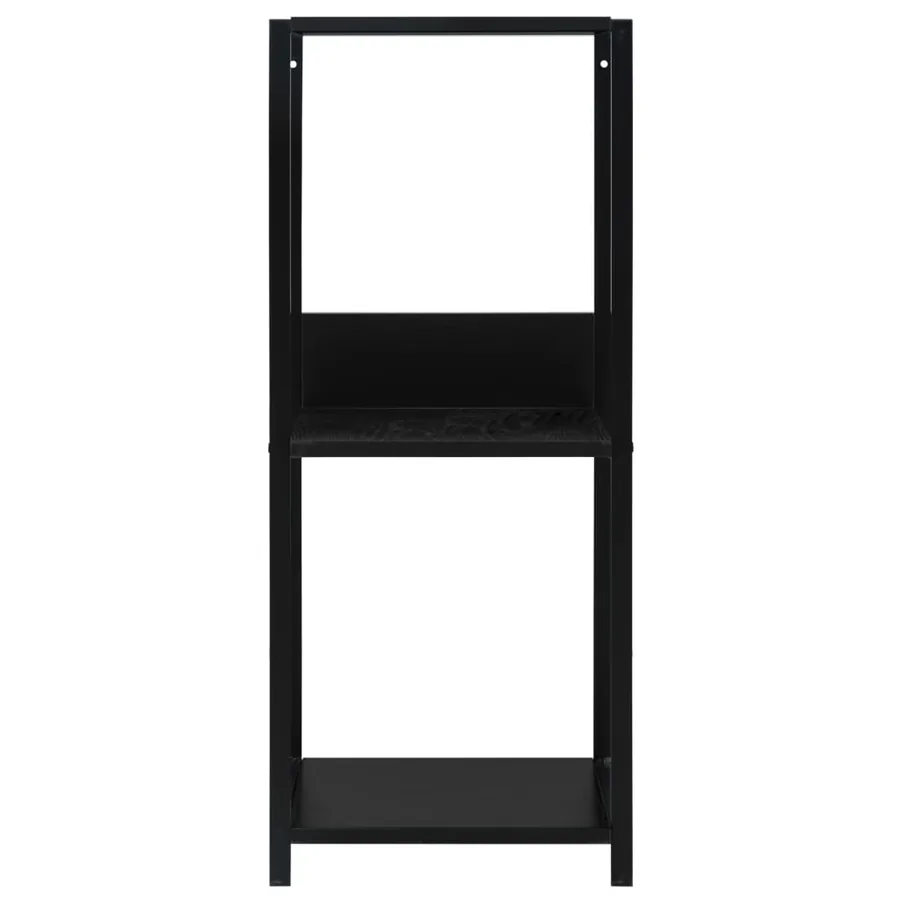 Étagère à livres droite petite Noir 33,5x39,6x79,7 cm - 3
