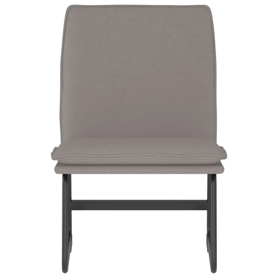 Chaise longue Taupe 52x75x76 cm Tissu - 3