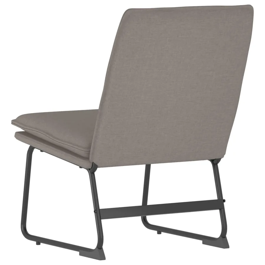 Chaise longue Taupe 52x75x76 cm Tissu - 5