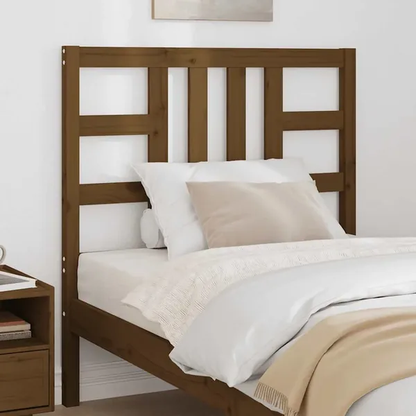 Tête de lit Marron miel 96x4x100 cm Bois massif de pin