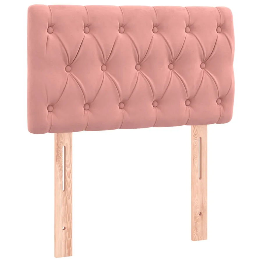 Sommier à lattes de lit et matelas Rose 80x200 cm Velours - 6
