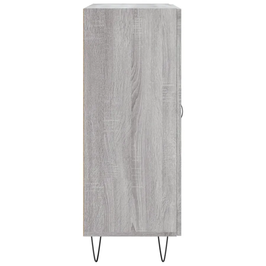 Buffet sonoma gris 69,5x34x90 cm bois d'ingénierie - 7