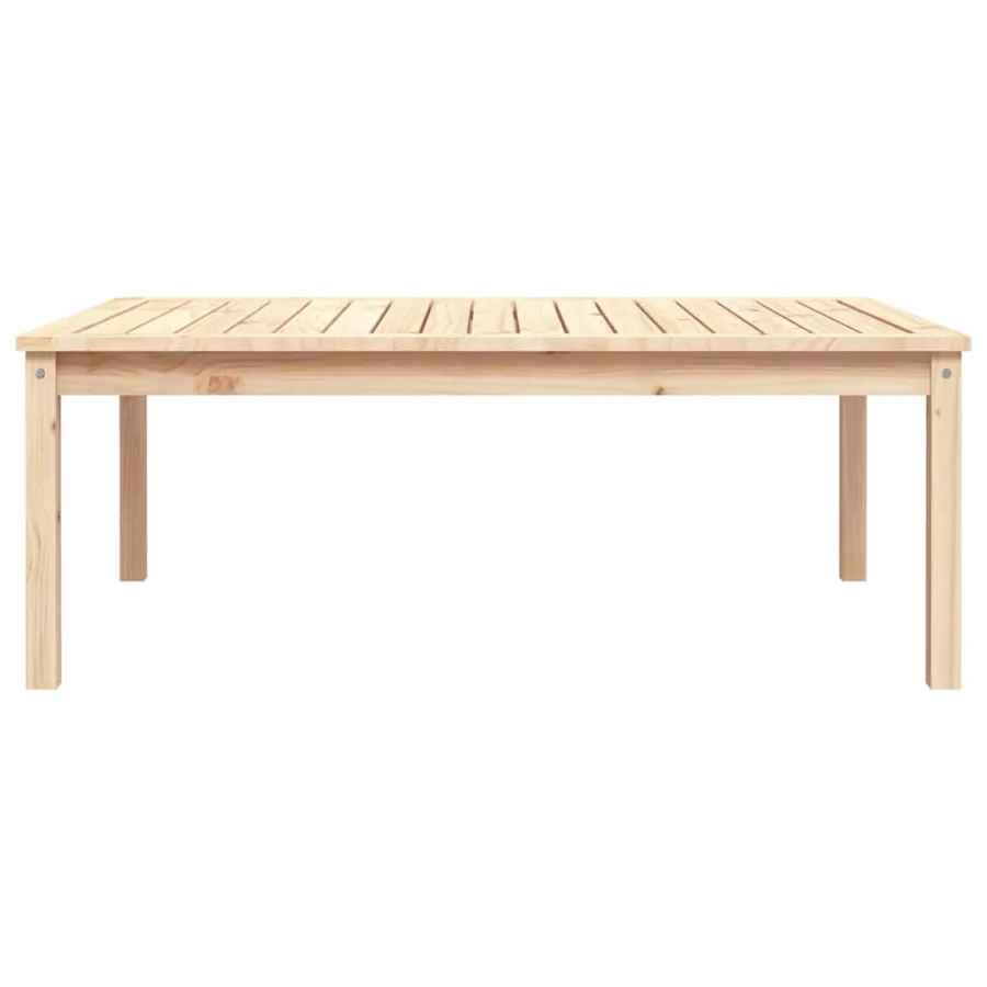 Table de jardin 121x82,5x45 cm bois massif de pin - 5