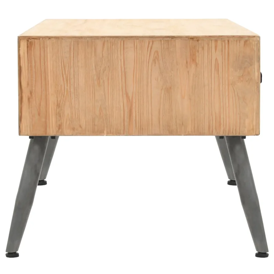 Table basse Bois massif de sapin 115x55x50 cm - 4