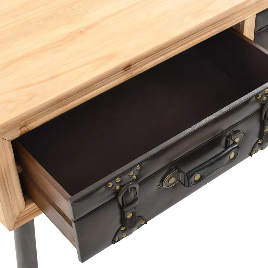 Table basse Bois massif de sapin 115x55x50 cm - 6