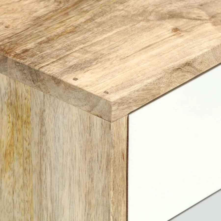 Table de chevet 47x35x59 cm Bois de manguier massif - 4