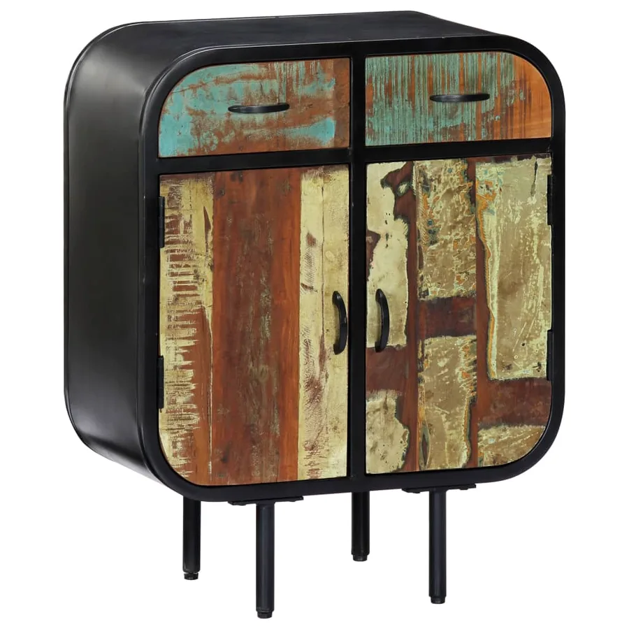 Buffet 60x30x75 cm Bois de récupération massif - 11