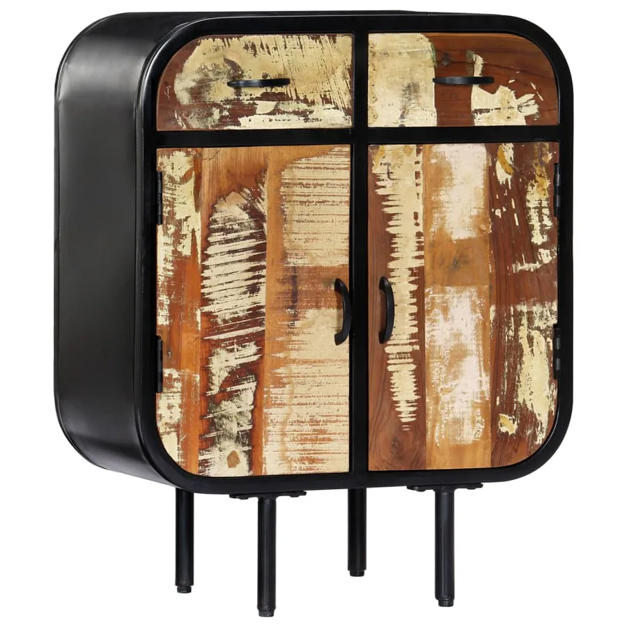 Buffet 60x30x75 cm Bois de récupération massif - 7