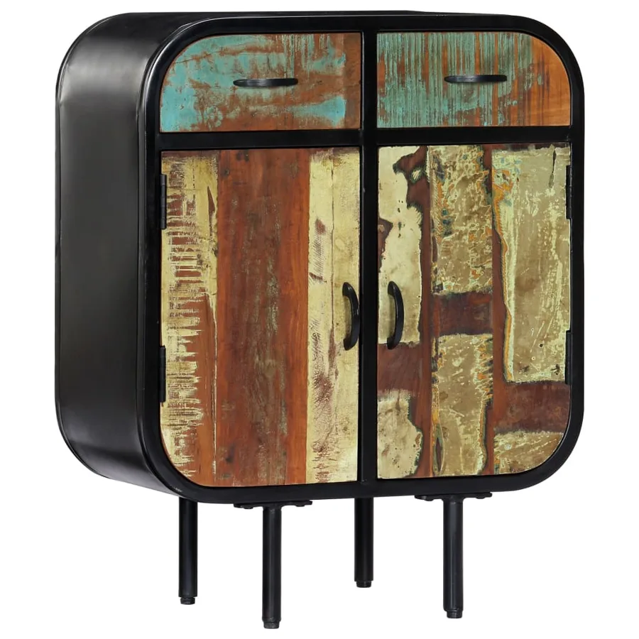 Buffet 60x30x75 cm Bois de récupération massif - 9