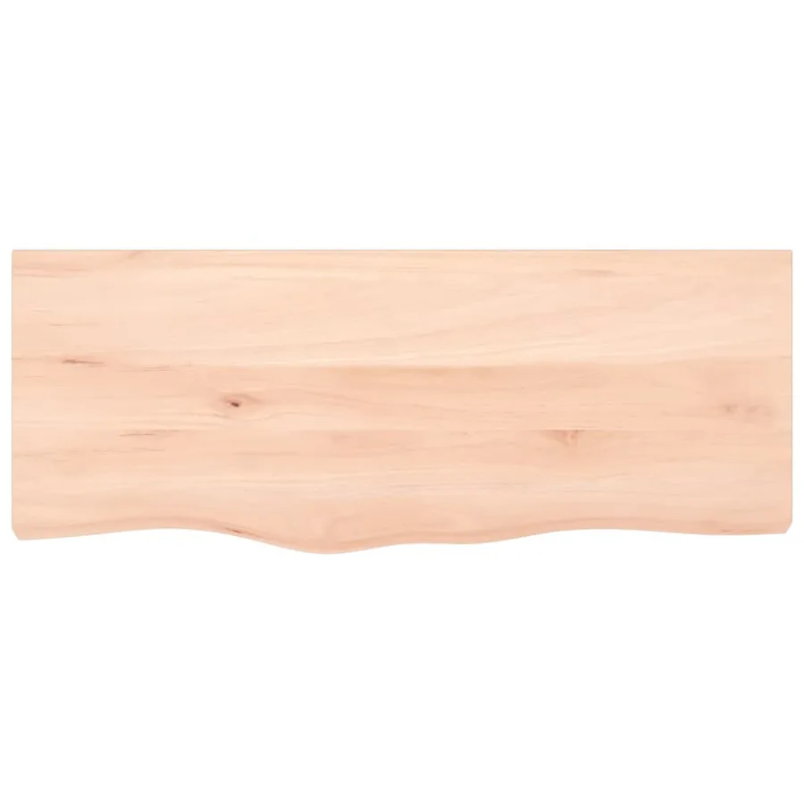 Étagère murale 100x40x(2-4) cm bois de chêne massif non traité - 4