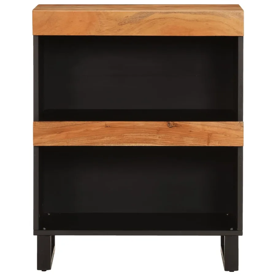 Armoire latérale 60x33x75 cm bois massif d'acacia - 3
