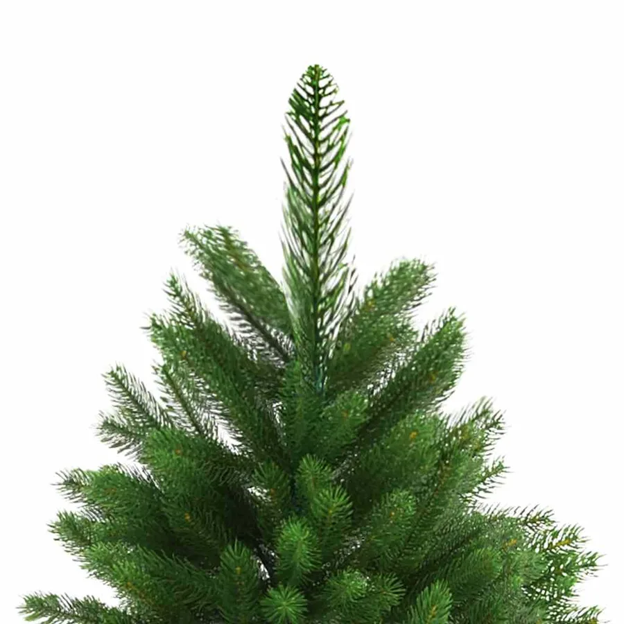 Arbre de Noël artificiel pré-éclairé et boules 240 cm vert - 3