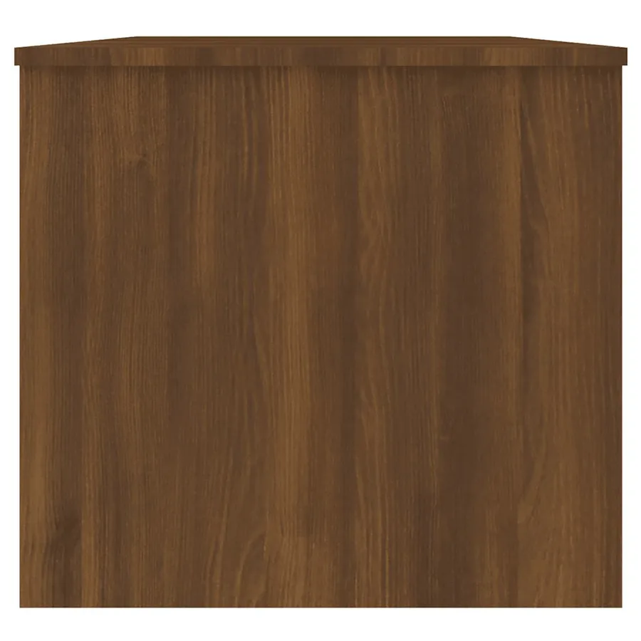 Table basse Chêne marron 102x50,5x46,5 cm Bois d'ingénierie - 7