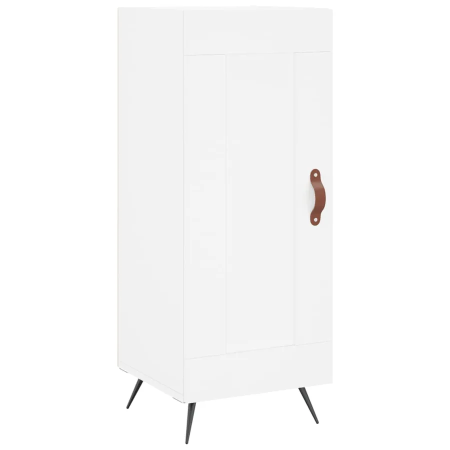 Buffet blanc 34,5x34x90 cm bois d'ingénierie - 2