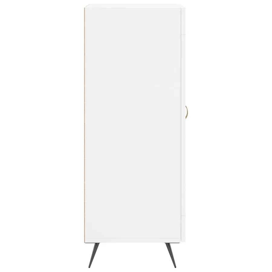 Buffet blanc 34,5x34x90 cm bois d'ingénierie - 7