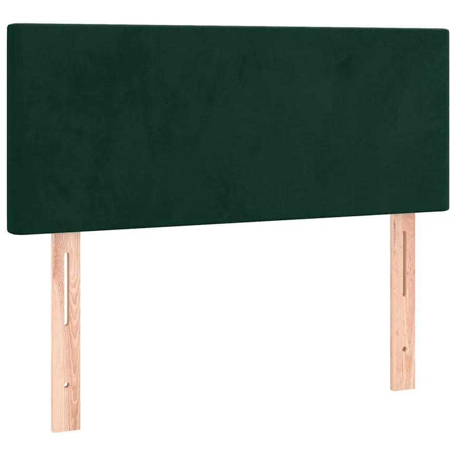 Sommier à lattes de lit avec matelas Vert foncé 100x200 cm - 6