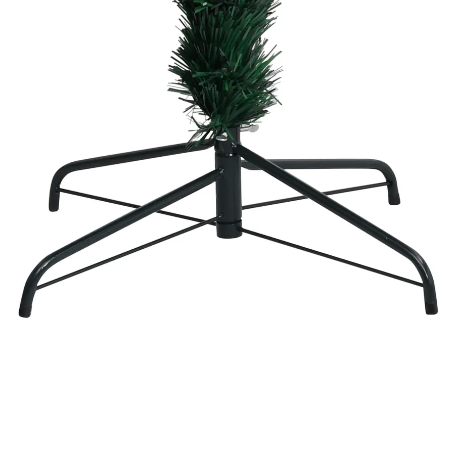 Sapin de Noël artificiel avec support vert 120 cm fibre optique - 7